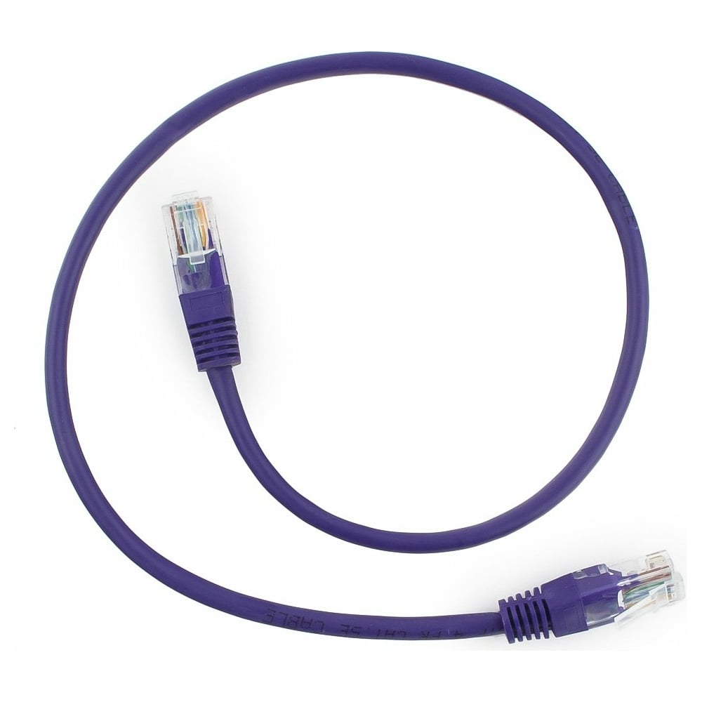 Литой многожильный патч-корд Cablexpert bion патч корд utp кат 5е 3м фиолетовый [бион][bnpp12 3m v]