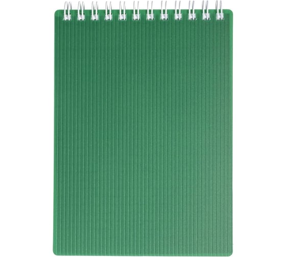 Изображение товара Блокнот Hatber VELVET 80 л, А6, клетка, зеленый, 48 шт в упаковке 081554