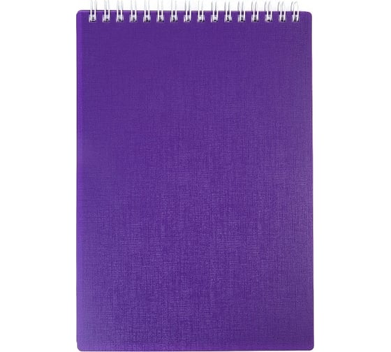 Изображение товара Блокнот Hatber CANVAS 80 л, А5, клетка, фиолетовый, 56 шт в упаковке 081525