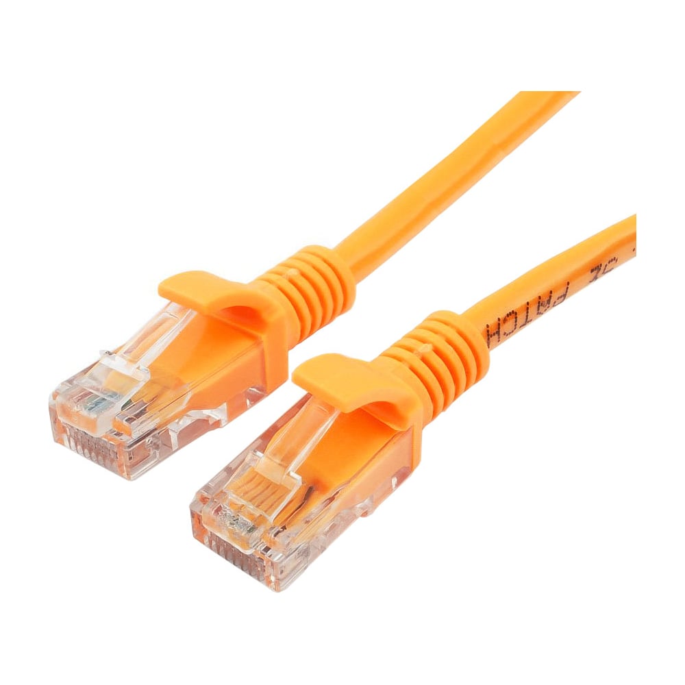 Изображение товара Патч-корд Cablexpert UTP Cat 5e 1.5 м оранжевый литой многожильный