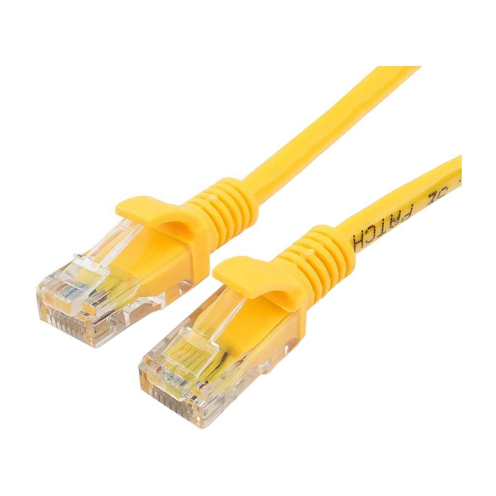 Изображение товара Многожильный патч-корд Cablexpert UTP категории 5e 10м литой жёлтый