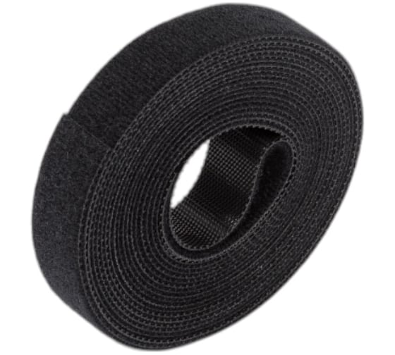 Изображение товара Лента липучка универсальная Nord-Yada 15 мм, 3 м, в рулоне, черный (велкро) ТМ Nord Yada 909439