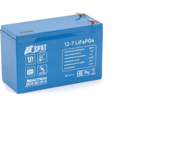 Изображение товара Аккумулятор Li-ion Skat I-BATTERY 12-7 LIFEPO4 645