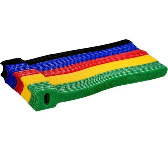 Изображение товара Стяжки велкро Nord-Yada 12х150 мм, цветные, 12 шт.909437