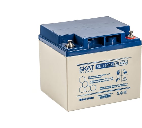 Изображение товара Аккумулятор свинцово-кислотный SKAT SB 1240S Бастион 8971
