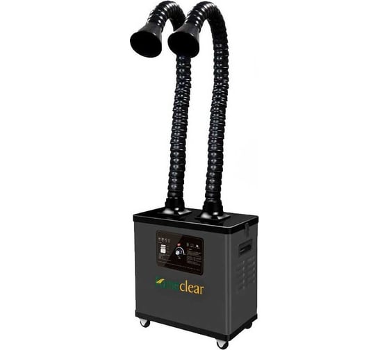 Изображение товара Антистатический дымоуловитель FUMECLEAR fc-1002a с дымоприемниками 2x75мм FC-1002A-75-ESD