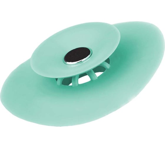 Изображение товара Пробка для ванны и раковины MasterProf d-100 мм, бирюзовая ТД.030478