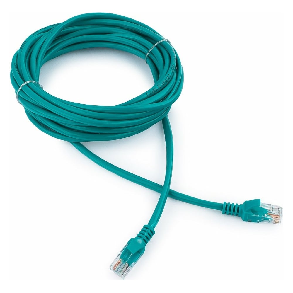 Литой многожильный патч-корд Cablexpert патч корд utp cablexpert pp12 5m g кат 5e 5м литой многожильный зеленый 038645