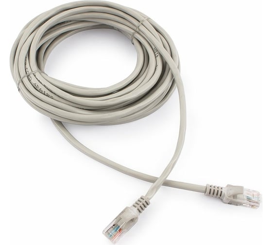 Изображение товара Многожильный патч-корд Cablexpert UTP кат.5e, 7.5м, литой, серый PP12-7.5M