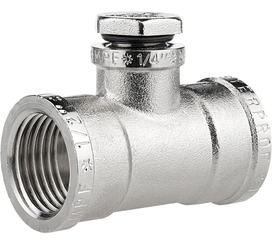 Изображение товара Тройник под манометр MPF 1/2" х 1/4" х 1/2", в/в/в, ИС.072797