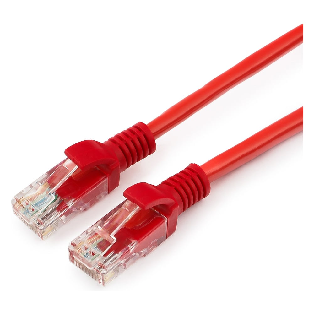 Изображение товара Многожильный патч-корд Cablexpert UTP кат 6 0.5м литой красный