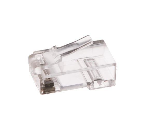 Изображение товара Вилка Cablexpert RJ-45 8P8C универсал кат5e со вставкой контакты 30мкр 100 PLUG5UP-INSERT