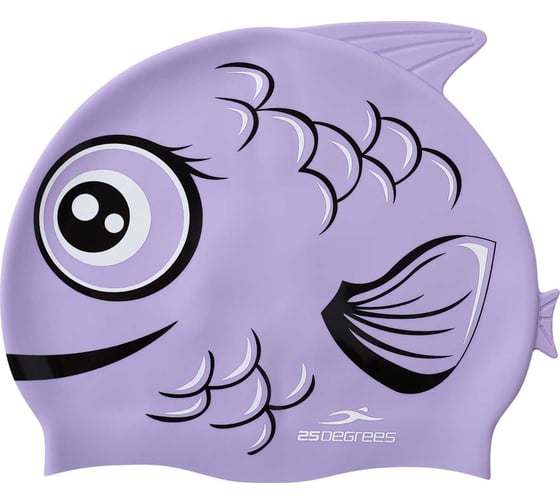 Изображение товара Детская шапочка для плавания 25DEGREES Miso Purple 25D22007K, силикон, ЦБ-00001723