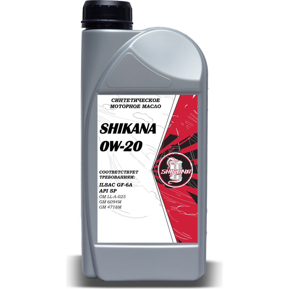 Изображение товара Моторное масло SHIKANA se 0w-20 sp синтетическое 1л 78584