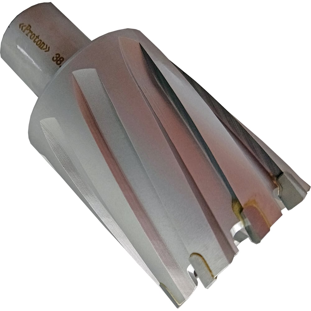 Изображение товара Сверло корончатое PROTON d38mm, длина 35mm, твердый сплав, Weldon 19
