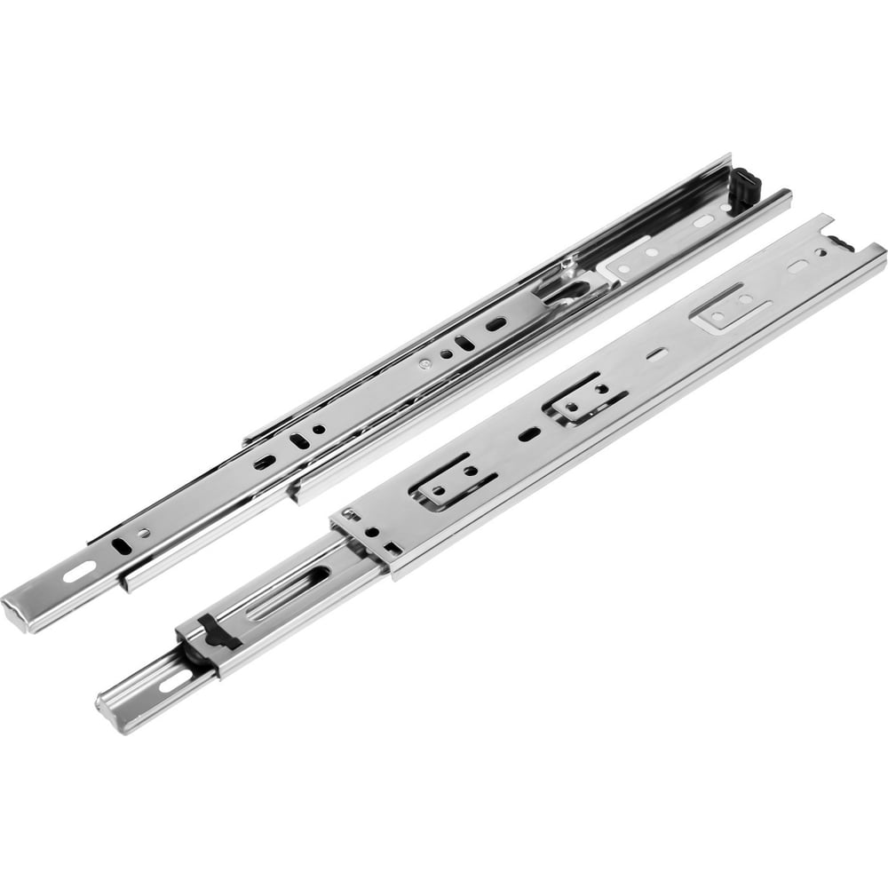 Изображение товара Шариковые направляющие ТУНДРА L=250 мм Н=35 мм, 2 шт, металл, алюминий