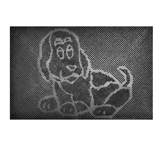 Изображение товара Придверный резиновый коврик ComeForte PIN MAT 40x60см «ЩЕНОК» PM-025