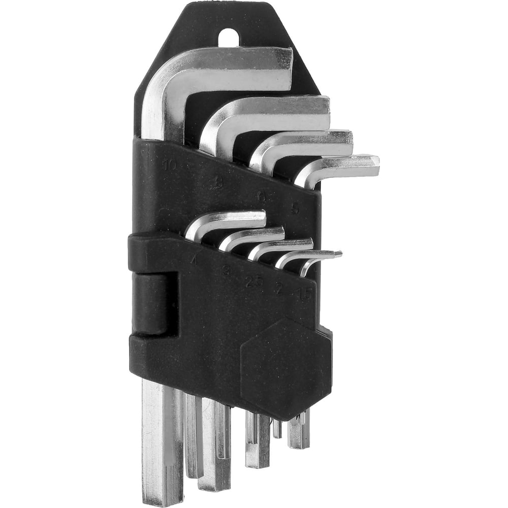 Изображение товара Набор шестигранных ключей ЛОМ TORX Tamper, удлиненных, TT10 - TT50 2354387