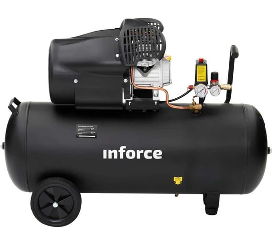 Изображение товара Компрессор (100 л; 10 бар; 410 л/мин) Inforce CXV-100L 04-06-23