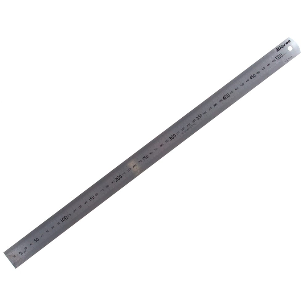 Металлическая измерительная линейка Micron измерительная линейка sparta 305045 150 мм металлическая