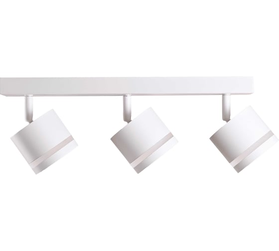 Изображение товара Накладной поворотный светильник truEnergy спот трехламповый 3xGX53 белый/алюминий 21021