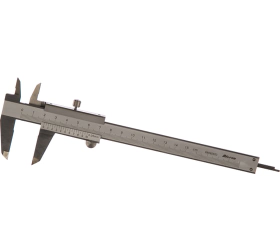 Изображение товара Штангенциркуль с моноблочной конструкцией нониуса Micron ШЦ-1-150 0.05 42000