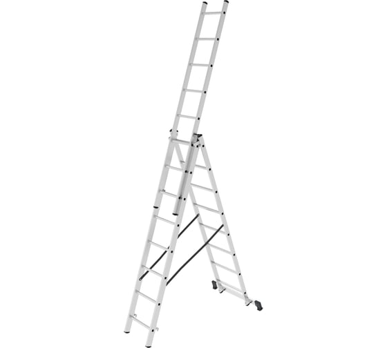 Изображение товара Трехсекционная лестница Новая Высота 3х8 ступеней 1230308
