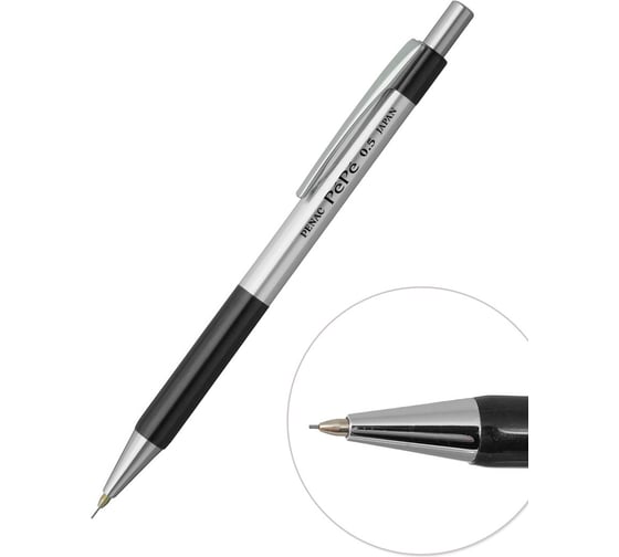 Изображение товара Механический карандаш Penac pepe черный корпус, 1 шт. в блистере SB0102-06/B