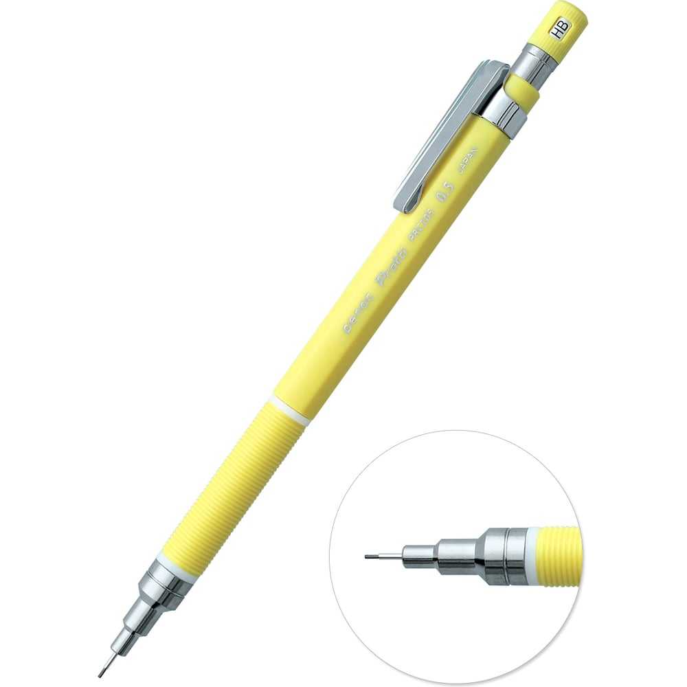 Изображение товара Механический карандаш Penac Protti PRC 105 0.5 мм HB желтый