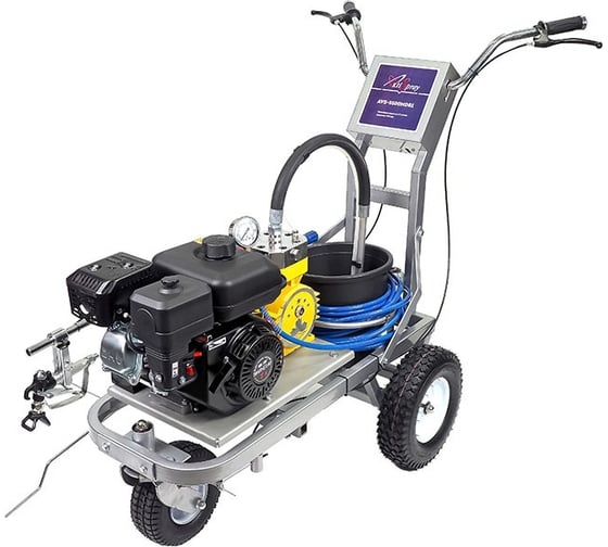 Изображение товара Разметочная машина AktiSpray комплект на 1 пистолет (5,5 л/мин, 250 бар, бензин) AvS-5500MDR1