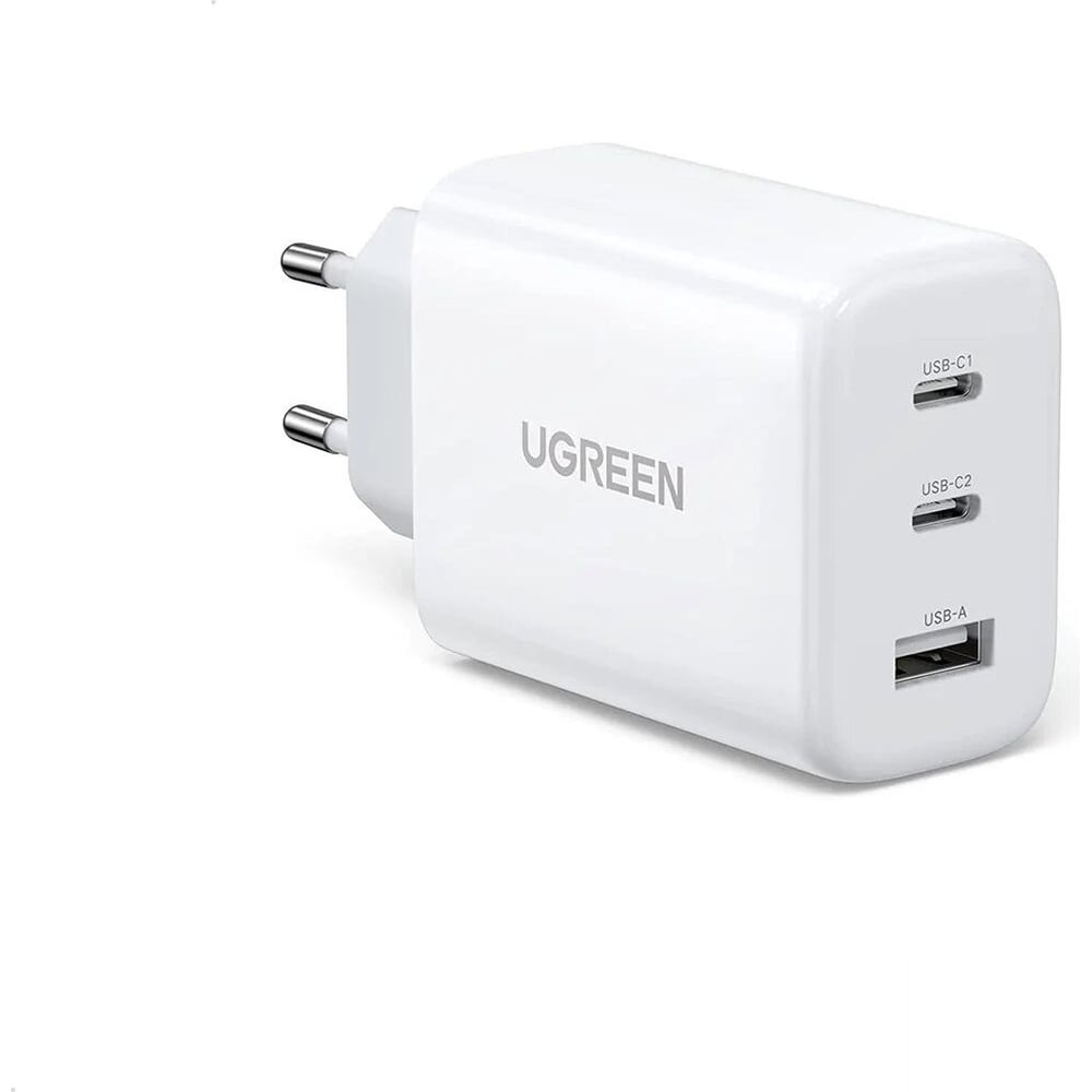Изображение товара Сетевое зарядное устройство Ugreen cd275 USB-A+2 USB-C 65W Fast Charger белый