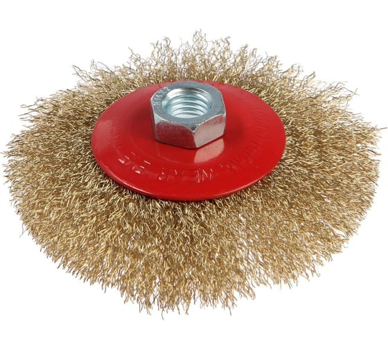 Изображение товара Щетка металлическая тарелка 115 мм, М14 для УШМ ЛОМ 2767965