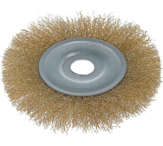 Изображение товара Щетка металлическая плоская 150х22.2 мм для УШМ ЛОМ 2767957
