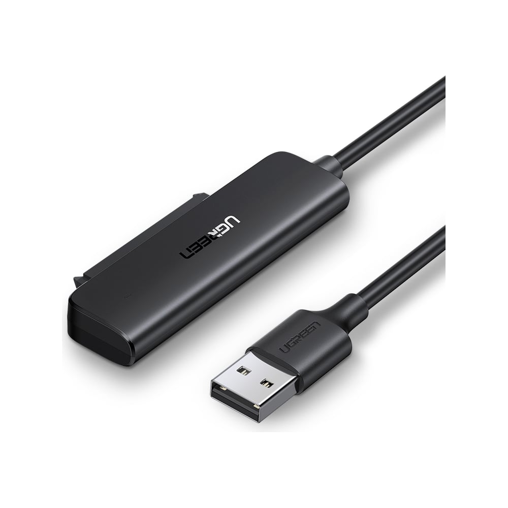 Изображение товара Ugreen cm321 USB-A to 2.5-inch SATA адаптер конвертер черный 50 см