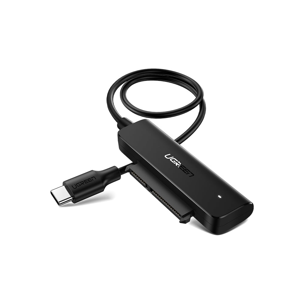 Изображение товара USB-C to SATA адаптер Ugreen cm321 2.5 дюйма  черный длина 50 см