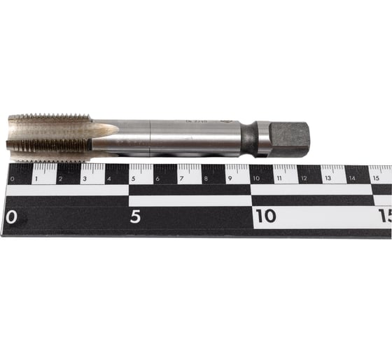 Изображение товара Метчик машинно-ручной ООО "ТМТ ГРУПП" комплект трубная цилиндрическая резьба G1/2 Р6М5 54671