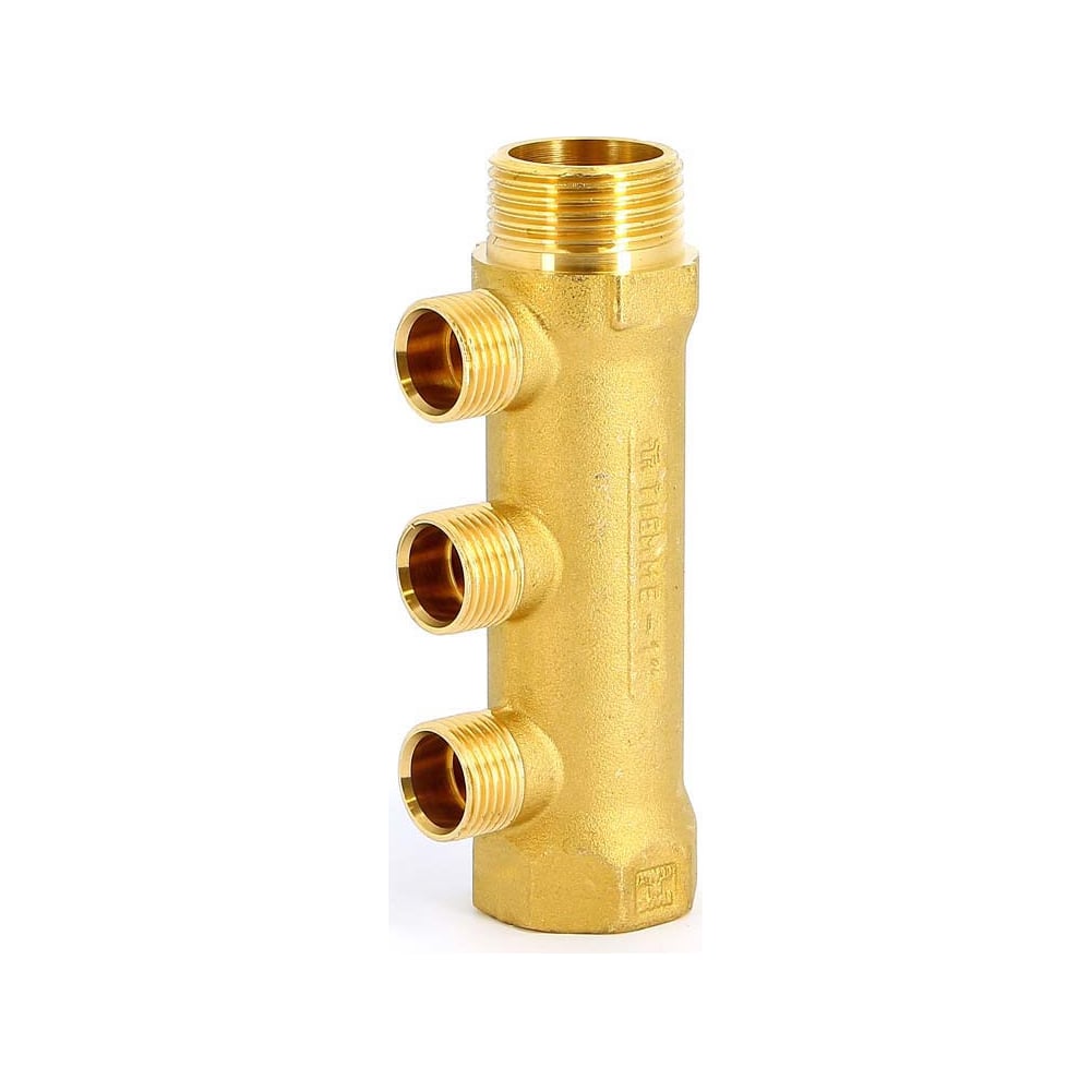 Изображение товара Коллектор Tiemme 4 отвода, 1"х1/2(16) (латунь) 1910005 / 1924G060404