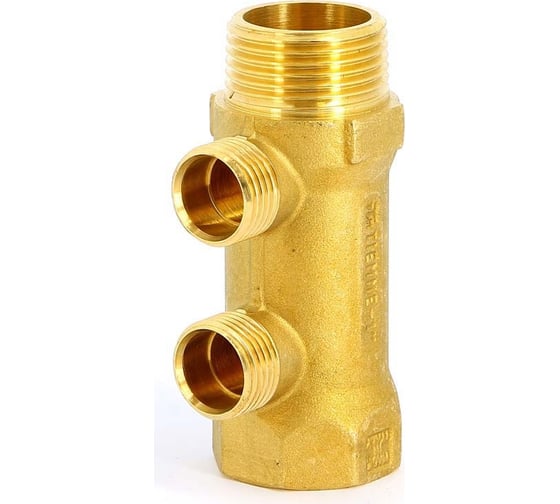 Изображение товара Коллектор Tiemme 2 отвода, 1"х1/2(16) (латунь) 1910020 / 1922G060402