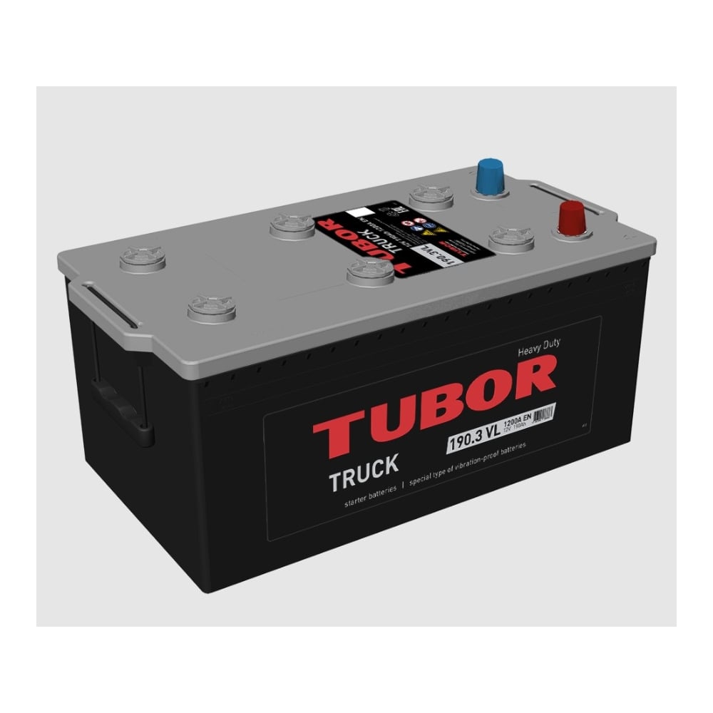 Изображение товара Аккумулятор TUBOR TRUCK 6СТ-190.3 VL 12В 190Ач грузовой автомобиль