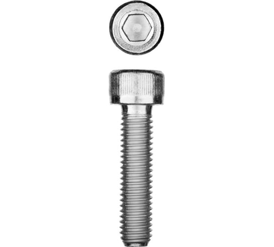 Изображение товара Винты с внутренним шестигранником Зубр DIN912 ПРОФ. 30318-10-070