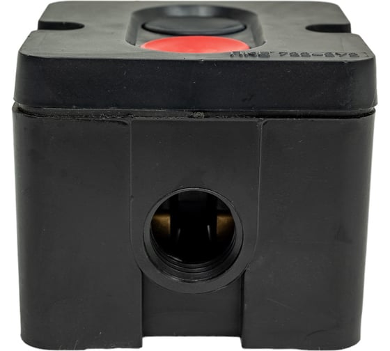 Изображение товара Пост управления Электротехник Пке 722 у2, 10а, 660в, чёрный и красный цилиндр, накладной, ip54, ET523352