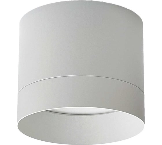 Изображение товара Накладной светильник truEnergy под лампу GX53 D82xH70мм IP20 белый/алюминий 21025