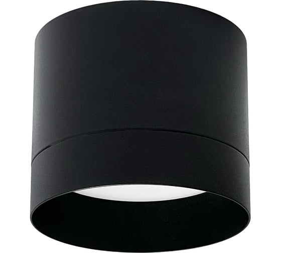 Изображение товара Накладной светильник truEnergy под лампу GX53 D82xH70мм IP20 черный/алюминий 21026