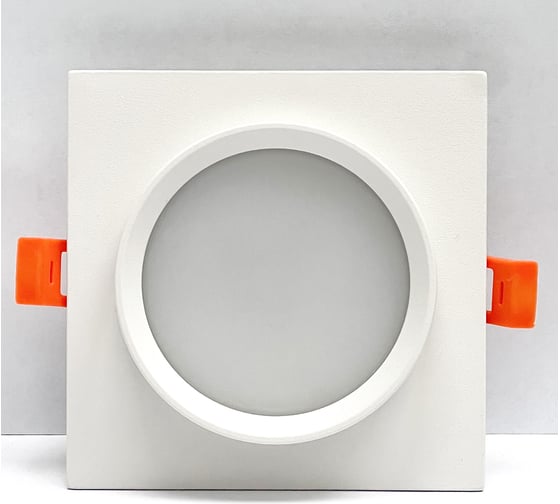 Изображение товара Встраиваемый светильник truEnergy под лампу GX53 IP20 квадрат белый/алюминий 21233