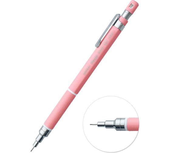 Изображение товара Механический карандаш Penac protti prc 107, 0.7 мм, hb, розовый, блистер картон MP0107-PK-19/B