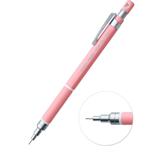 Изображение товара Механический карандаш Penac protti prc 105, 0.5 мм, hb, розовый, блистер картон MP0105-PK-19/B