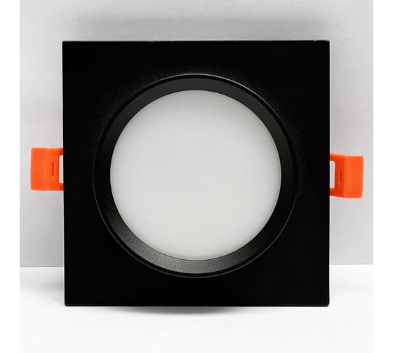 Изображение товара Встраиваемый светильник truEnergy под лампу GX53 IP20 квадрат черный/алюминий 21234