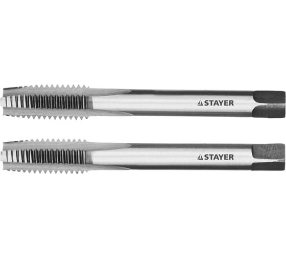 Изображение товара Комплект метчиков  MASTER  сталь 9ХС М8х1 25 2 шт. Stayer 28025-08-1.25-H2