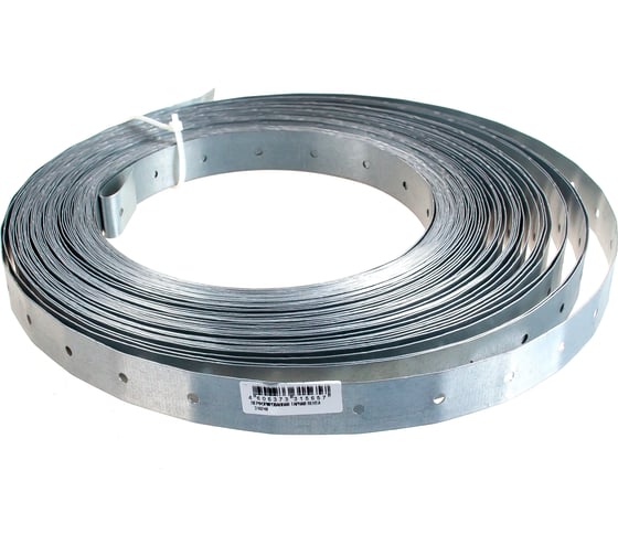 Изображение товара Перфорированная тарная лента ЗУБР ПТЛ 20х0.55мм 25м 310248