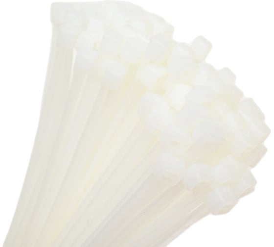 Изображение товара Нейлоновый хомут ТУНДРА krep, для стяжки, 3.6x500 мм, белый, в упаковке 100 шт. 9380712